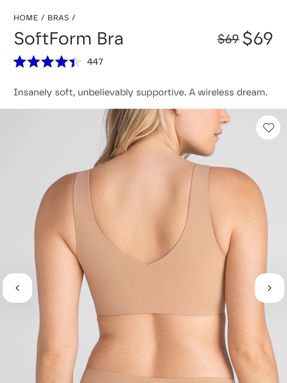 Honeylove SoftForm Bra Size L - Picture 3 of 11